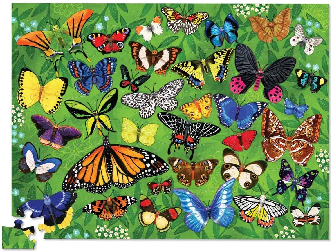 100 Piece Butterfly World Puzzle