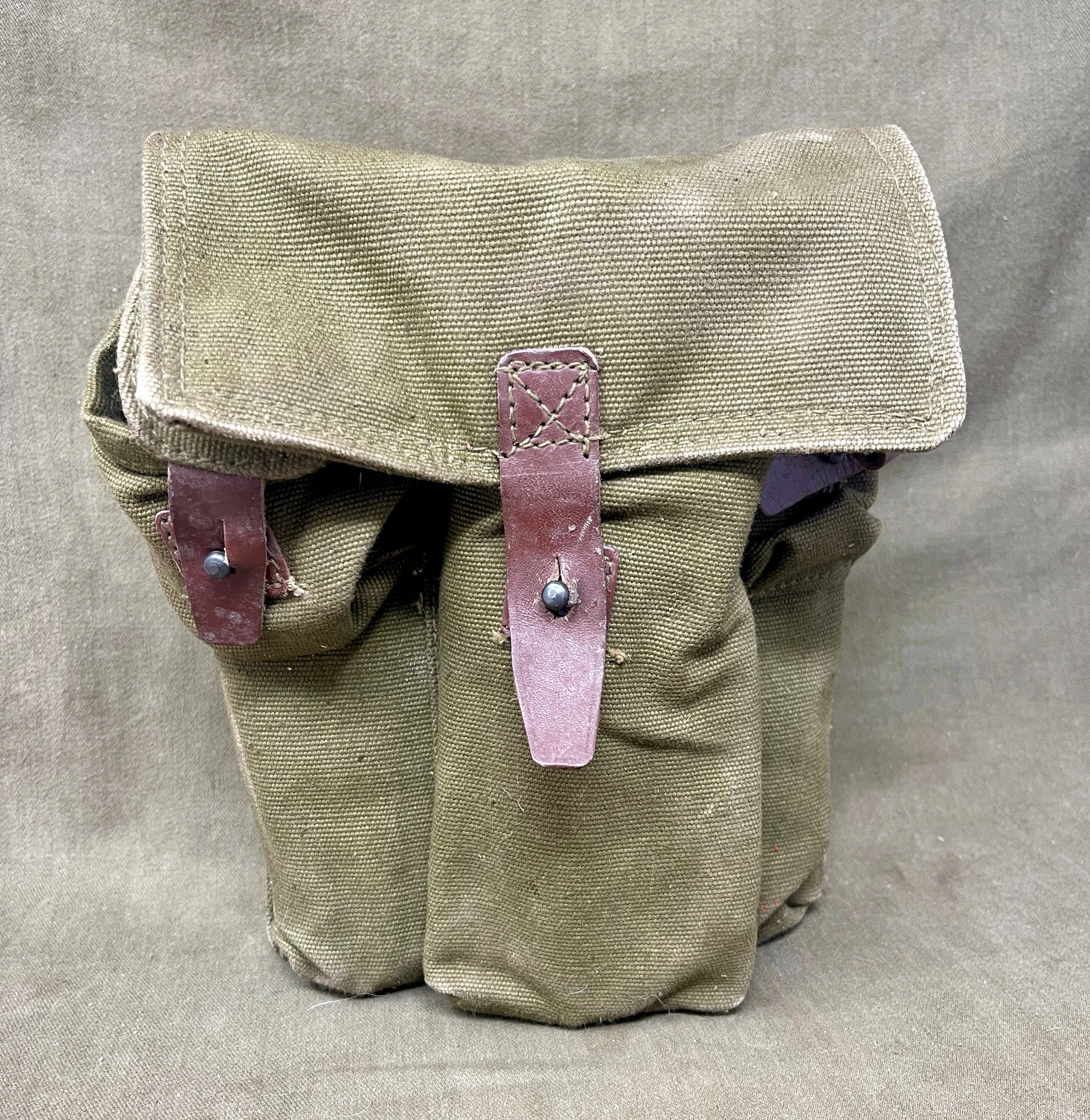 3 x 7.62x39 Original AKM Magazines in Military Pouch with 5 Inert Rounds Each