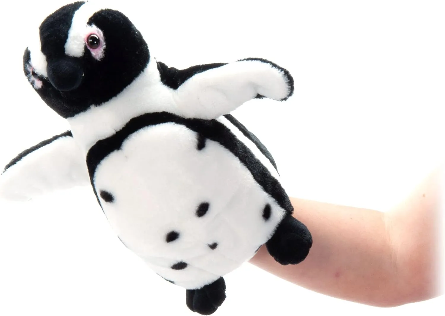 African Penguin Plush Hand Puppet (12" Tall)