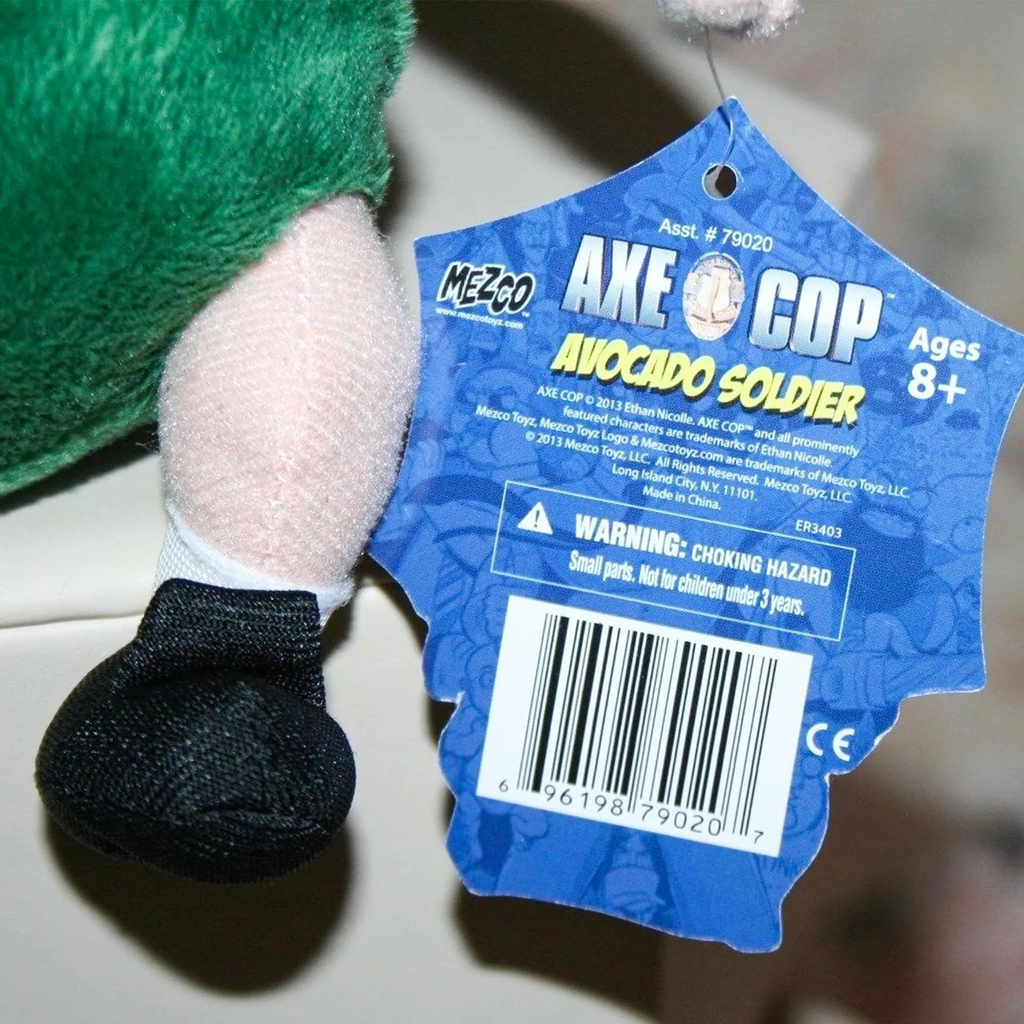 Axe Cop Avocado 10" Soldier Plush