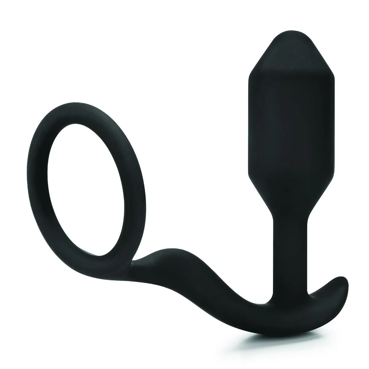 b-Vibe Snug and Tug Weighted Butt Plug   Cock Ring