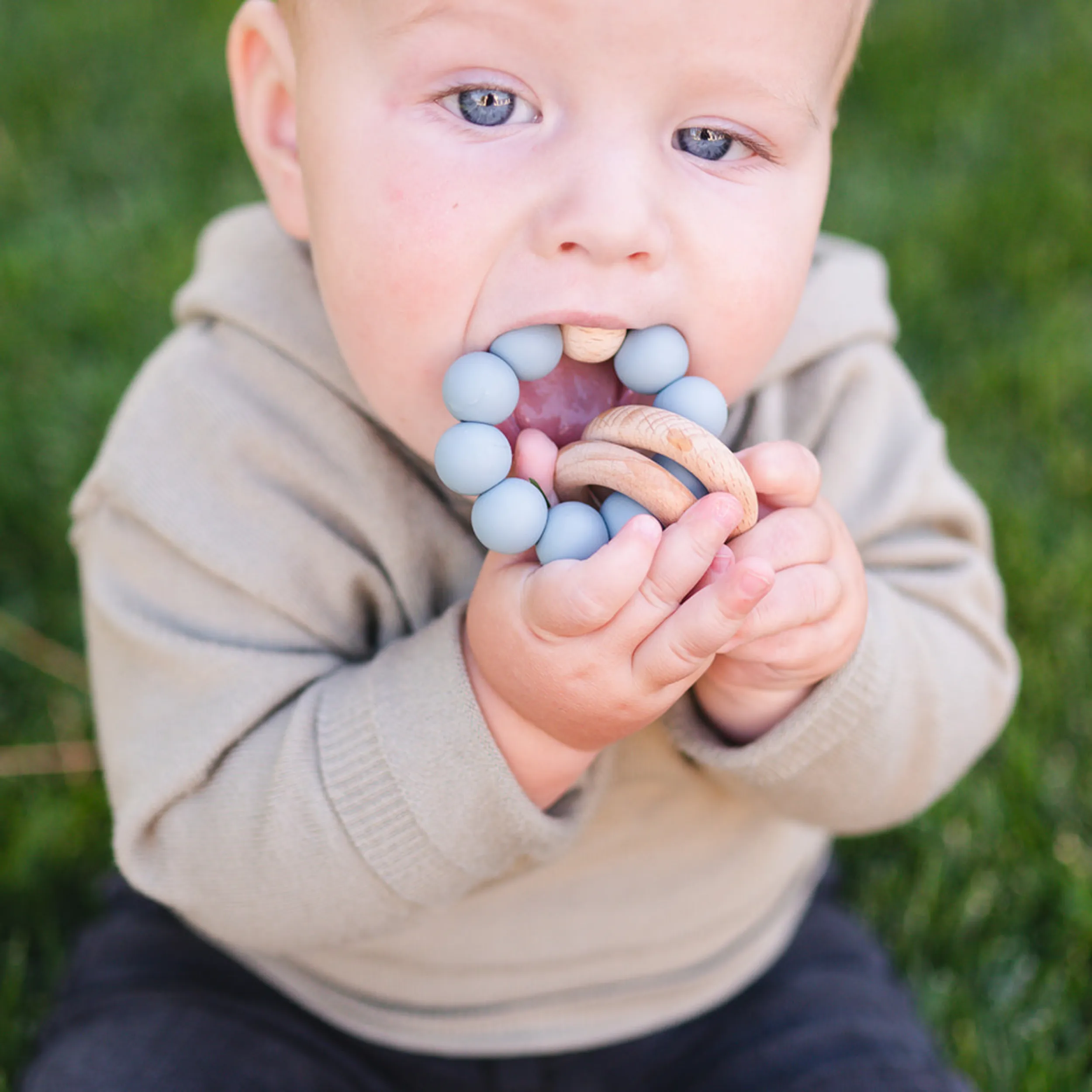 Babeehive Goods Charcoal Teething Ring