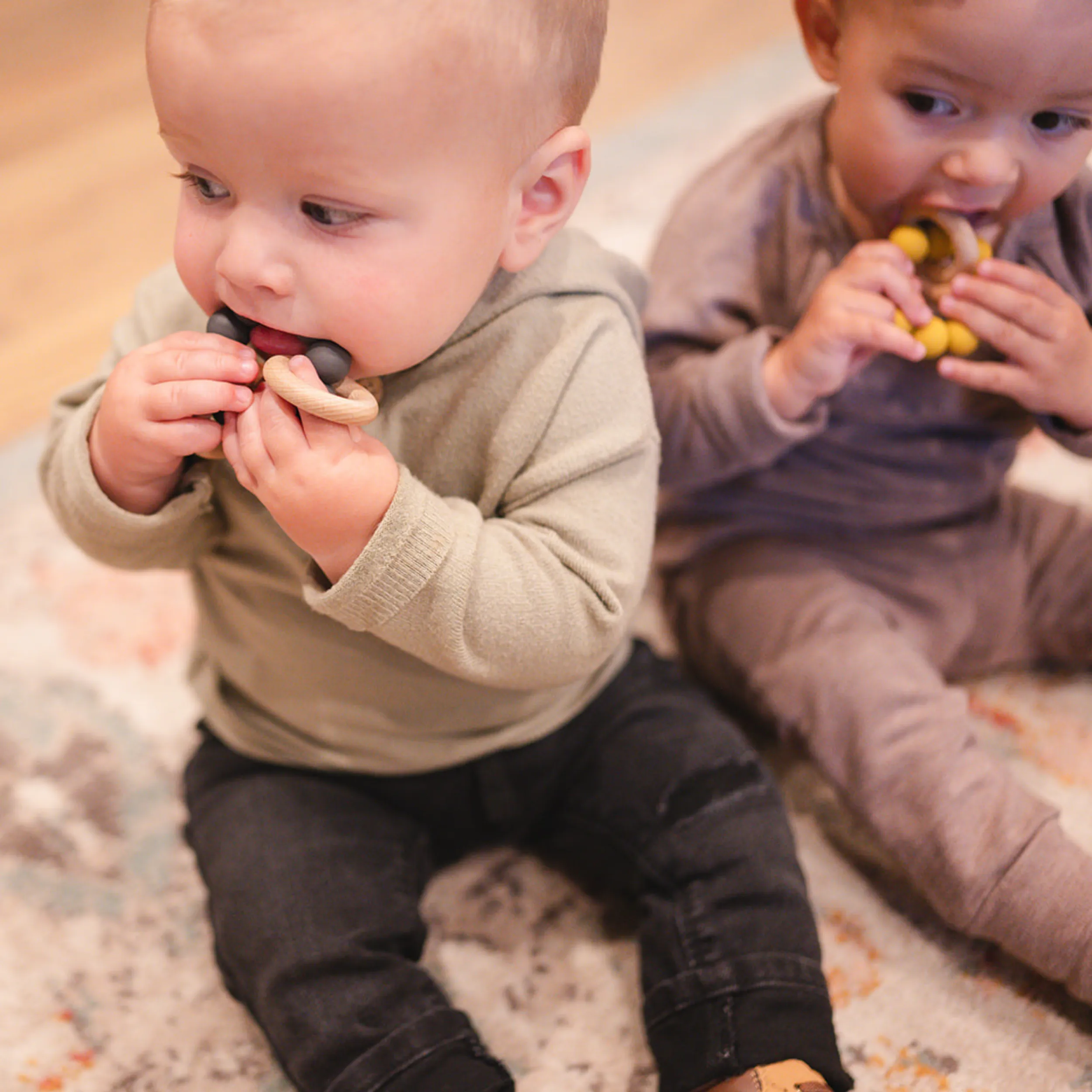 Babeehive Goods Charcoal Teething Ring