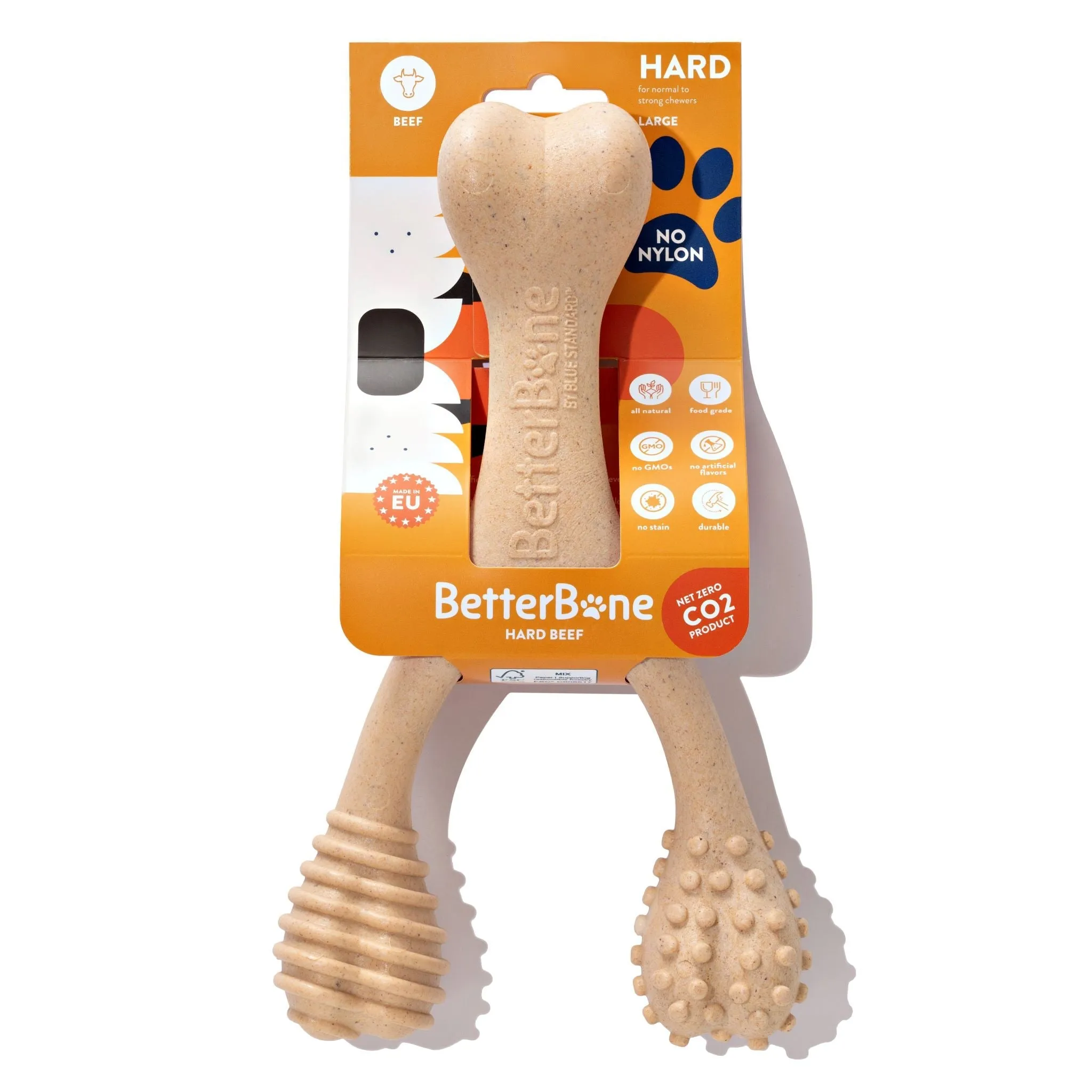 BetterBone HARD: The natural, eco-friendly, and ultra-durable chew for the toughest chewers!