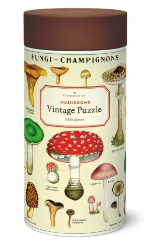 Cavallini & Co. Mushrooms 1000 Piece Puzzle