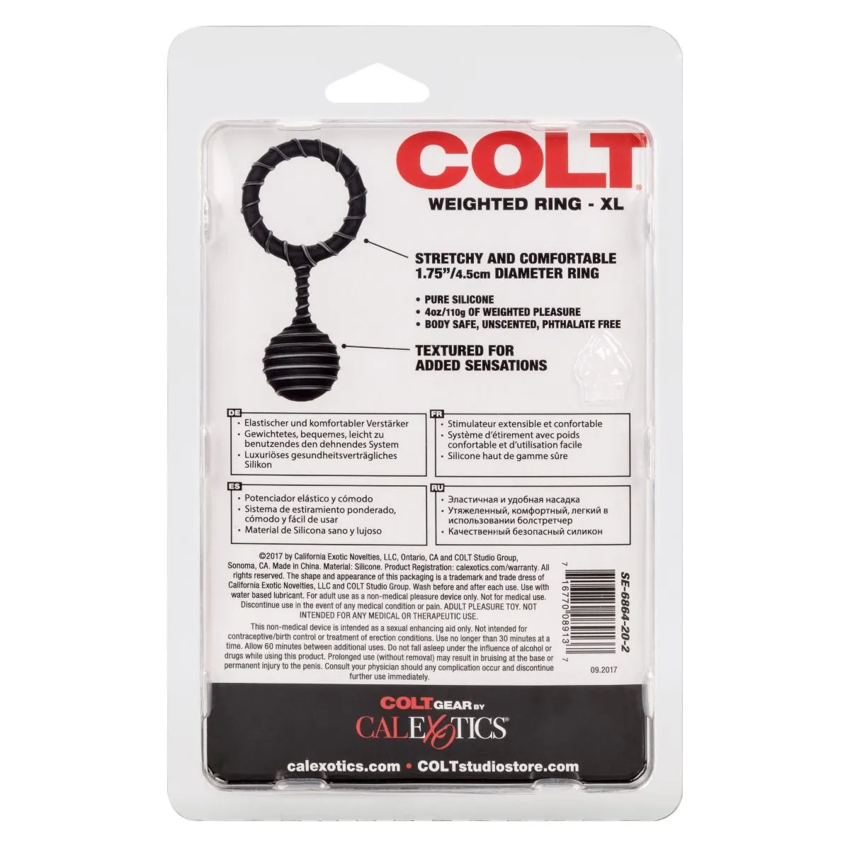 Colt Weighted Cock Ring XL