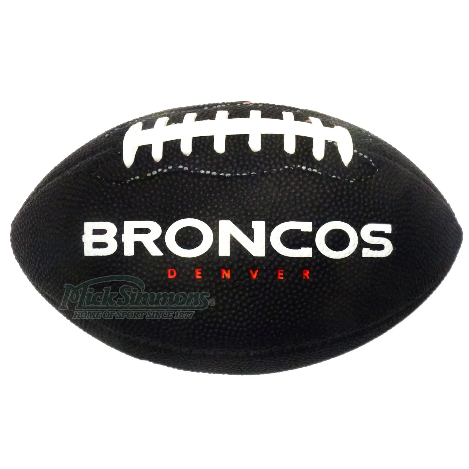 Denver Broncos Wilson Mini NFL Football (Gridiron Ball) - Black