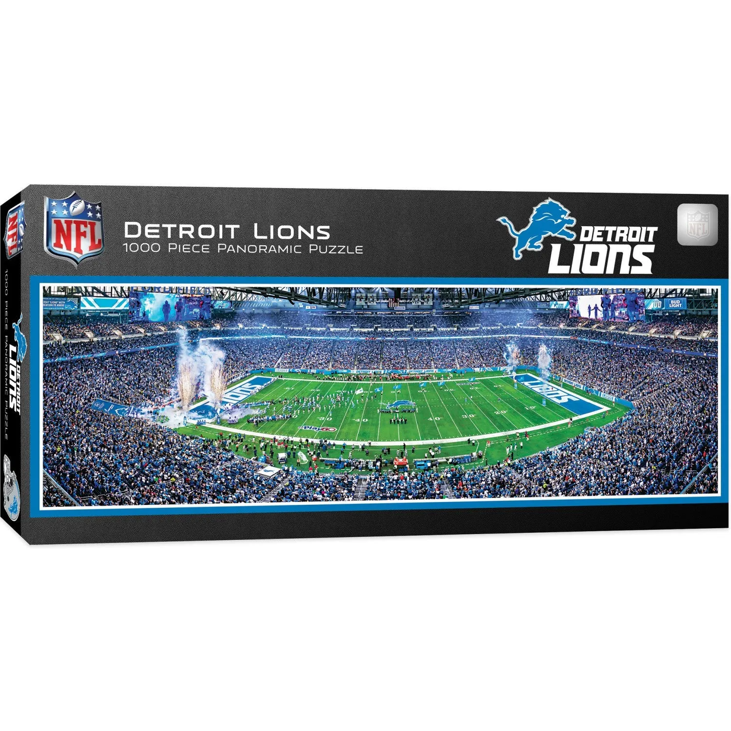 Detroit Lions - 1000 Piece Panoramic Jigsaw Puzzle