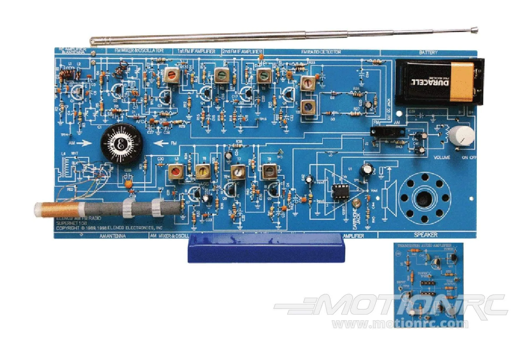 Elenco WeMake AM/FM Radio Kit (IC and Transistor)