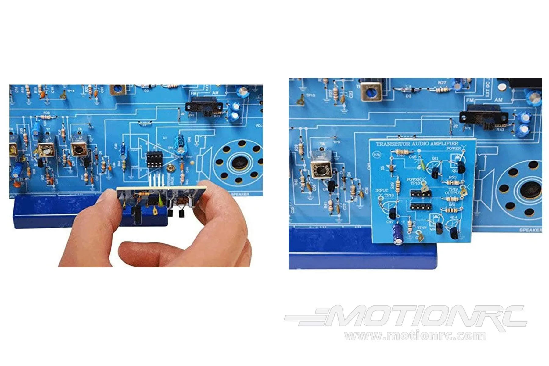 Elenco WeMake AM/FM Radio Kit (IC and Transistor)