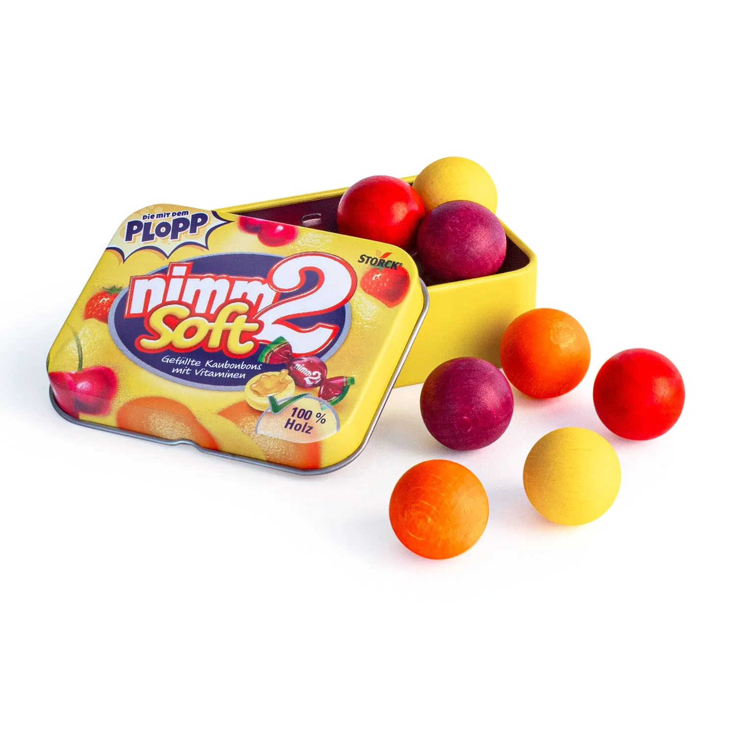 Erzi Nimm2 Soft Sweets In A Tin Wooden Play Food