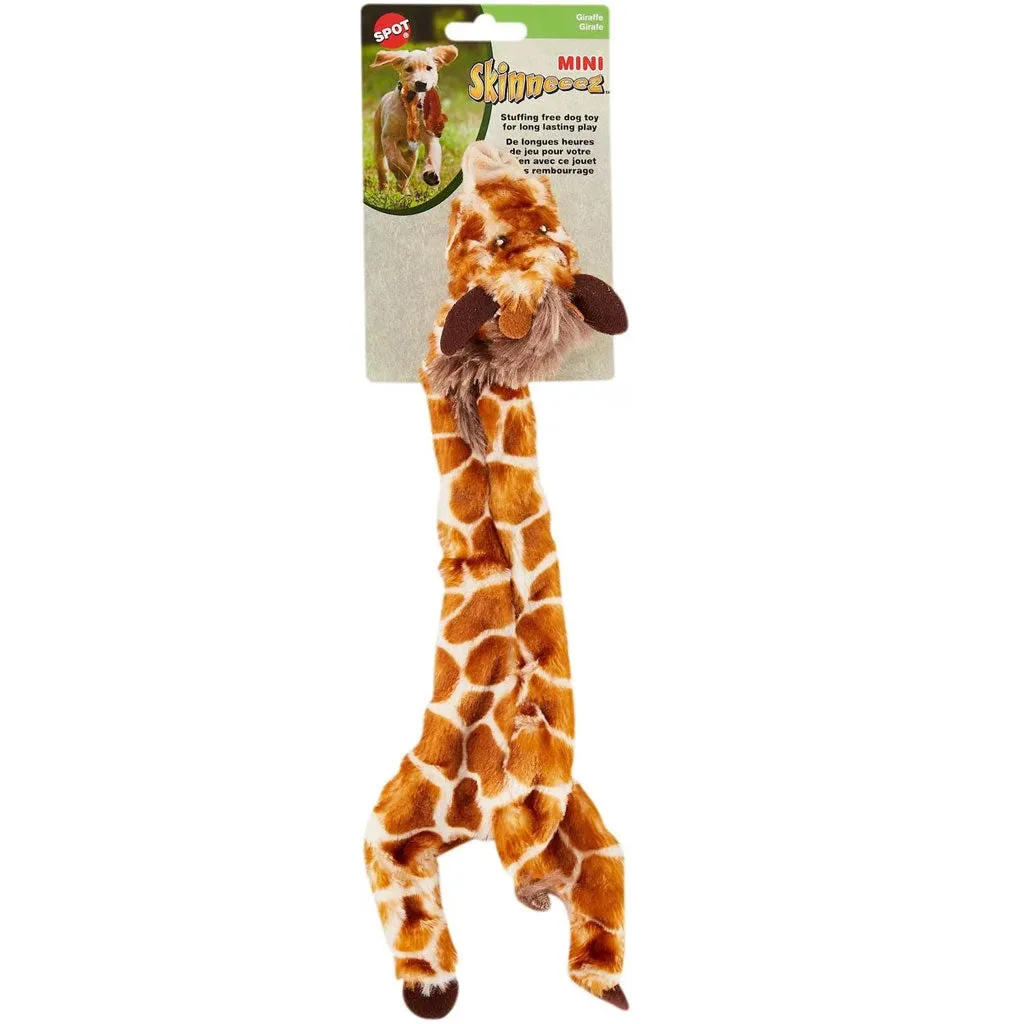 Ethical Pet Skinneeez Outback Giraffe Stuffing-Free Plush Dog Toys