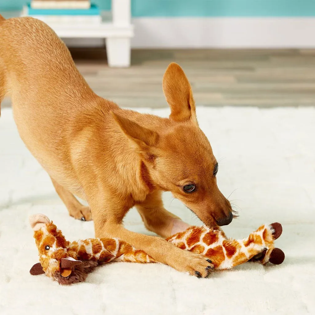 Ethical Pet Skinneeez Outback Giraffe Stuffing-Free Plush Dog Toys