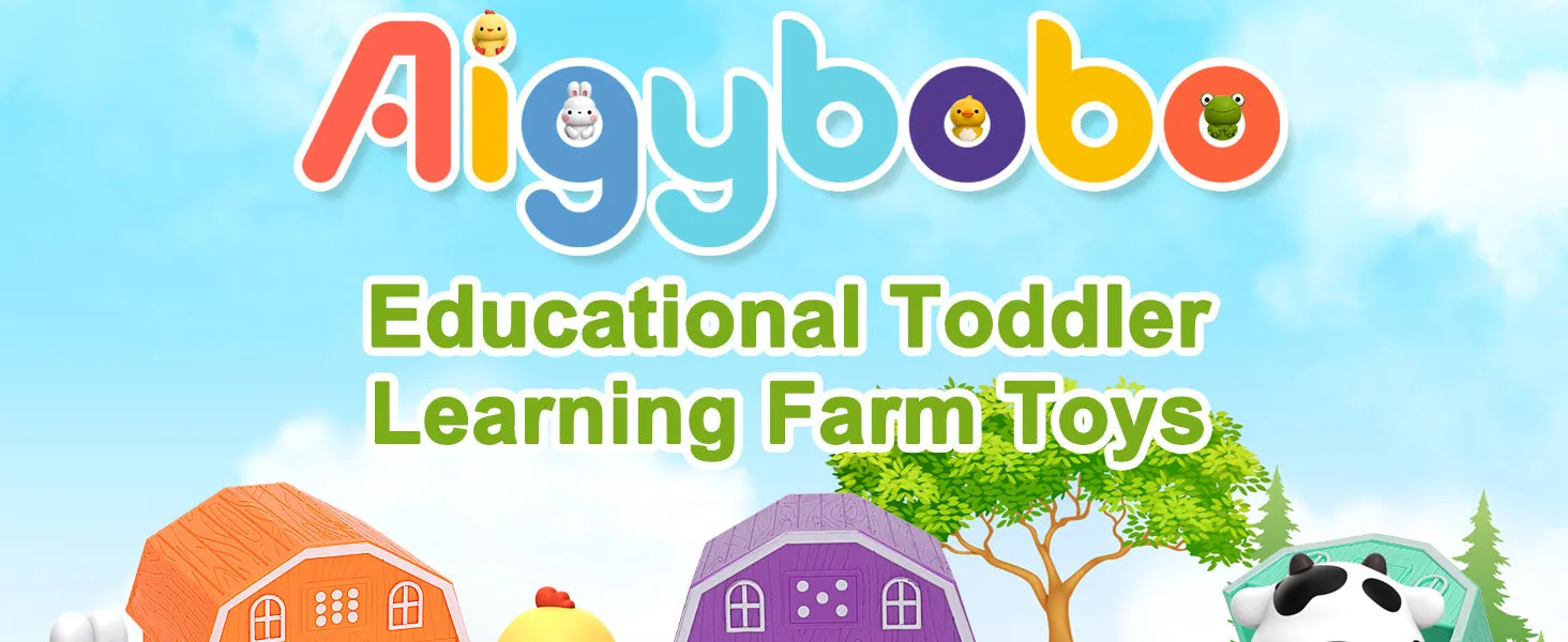 Farmyard Wonders - Engaging Learning Montessori Toys for Toddlers - Count, Match & Play!