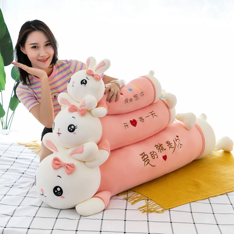 Fluffy: Jumbo Stuffed Kawaii Bunny Plush