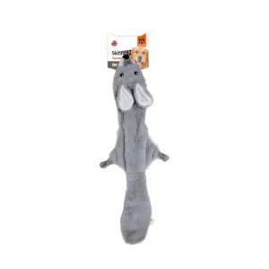 Fofos Skinneez Rabbit Toy for Dogs (Grey)