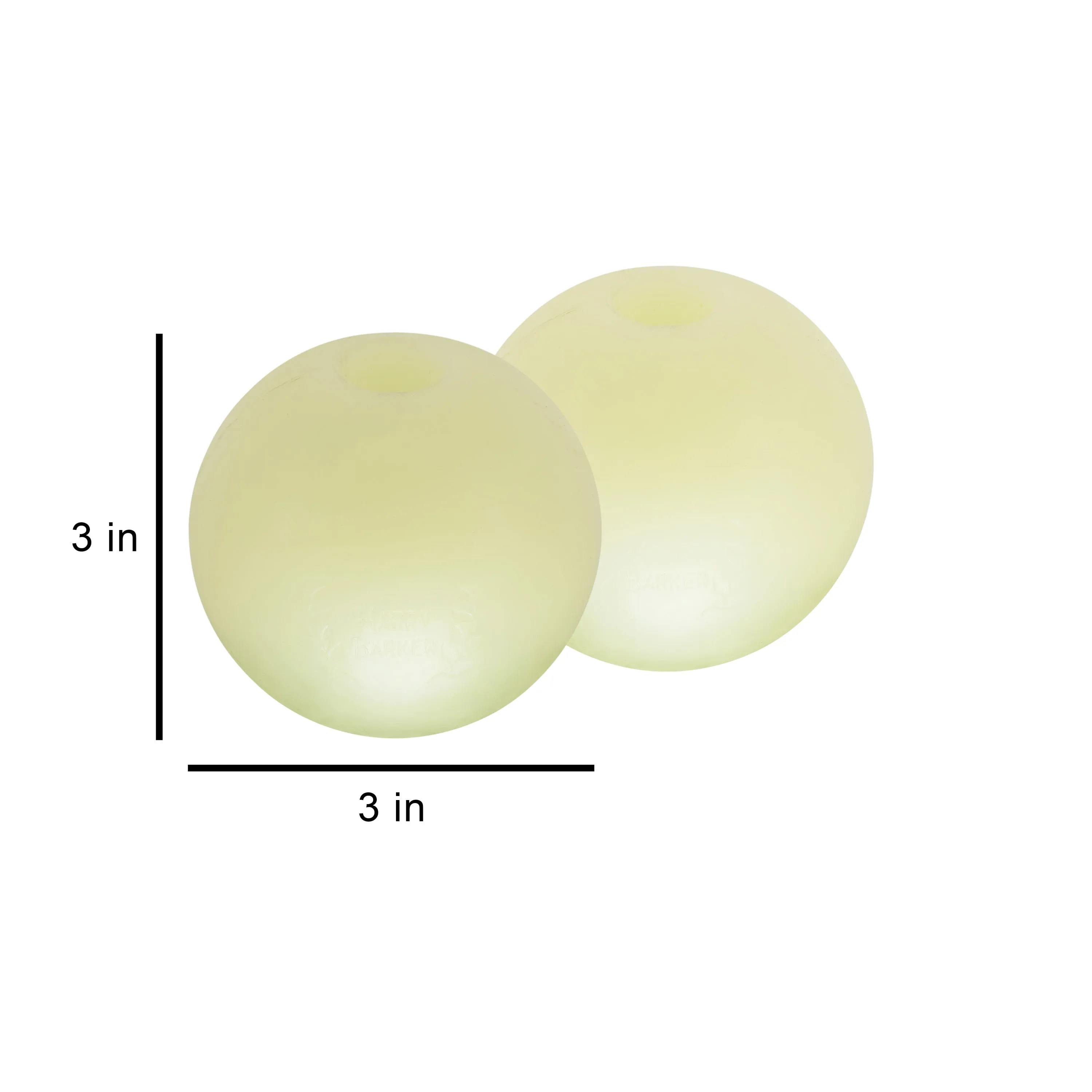 Glow In The Dark Fetch Ball 2-Pack