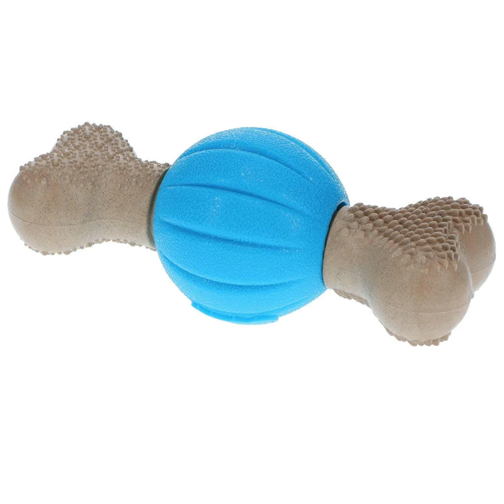 GURU Spin & Chew Bone Dog Toy Bacon, Medium