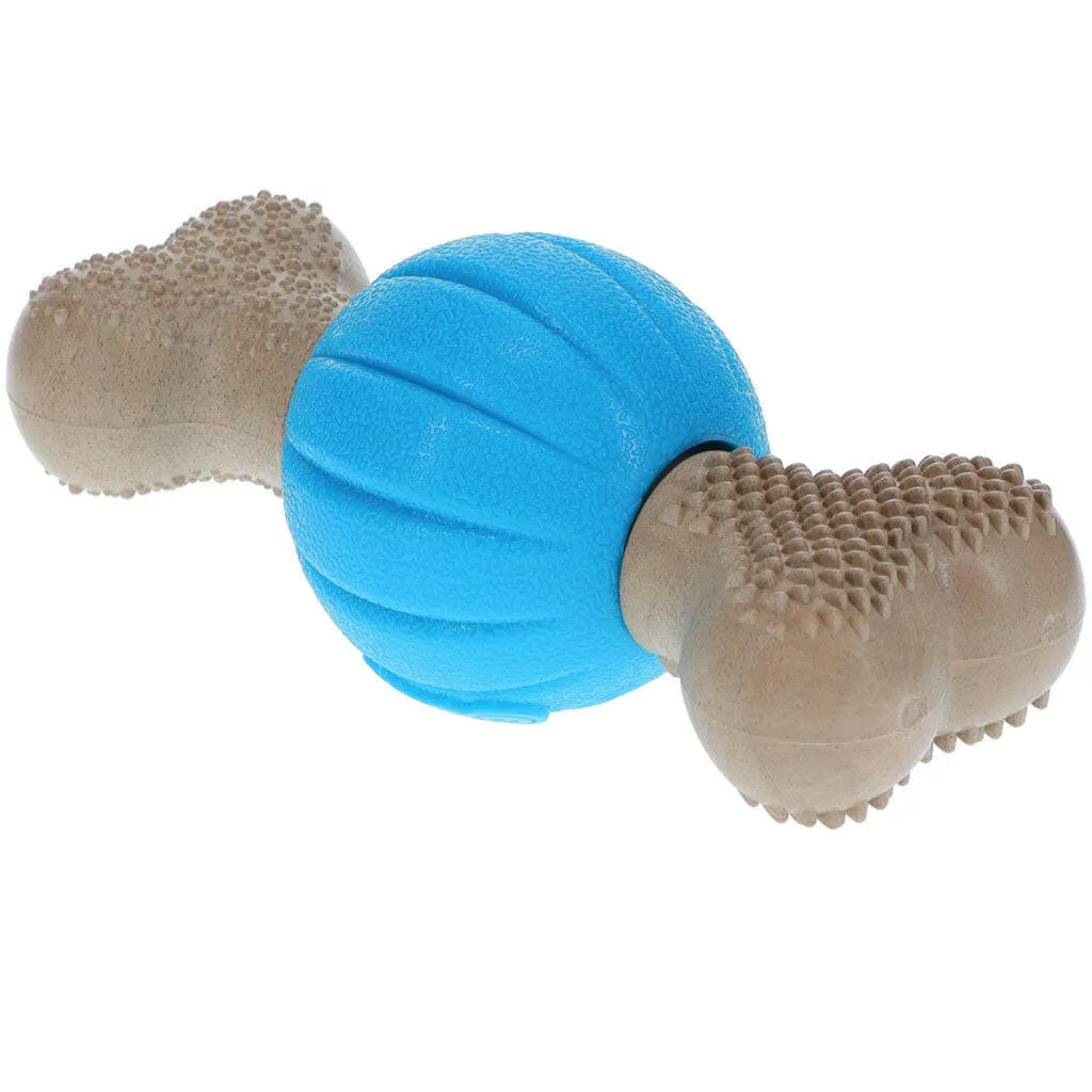 GURU Spin & Chew Bone Dog Toy Bacon, Medium