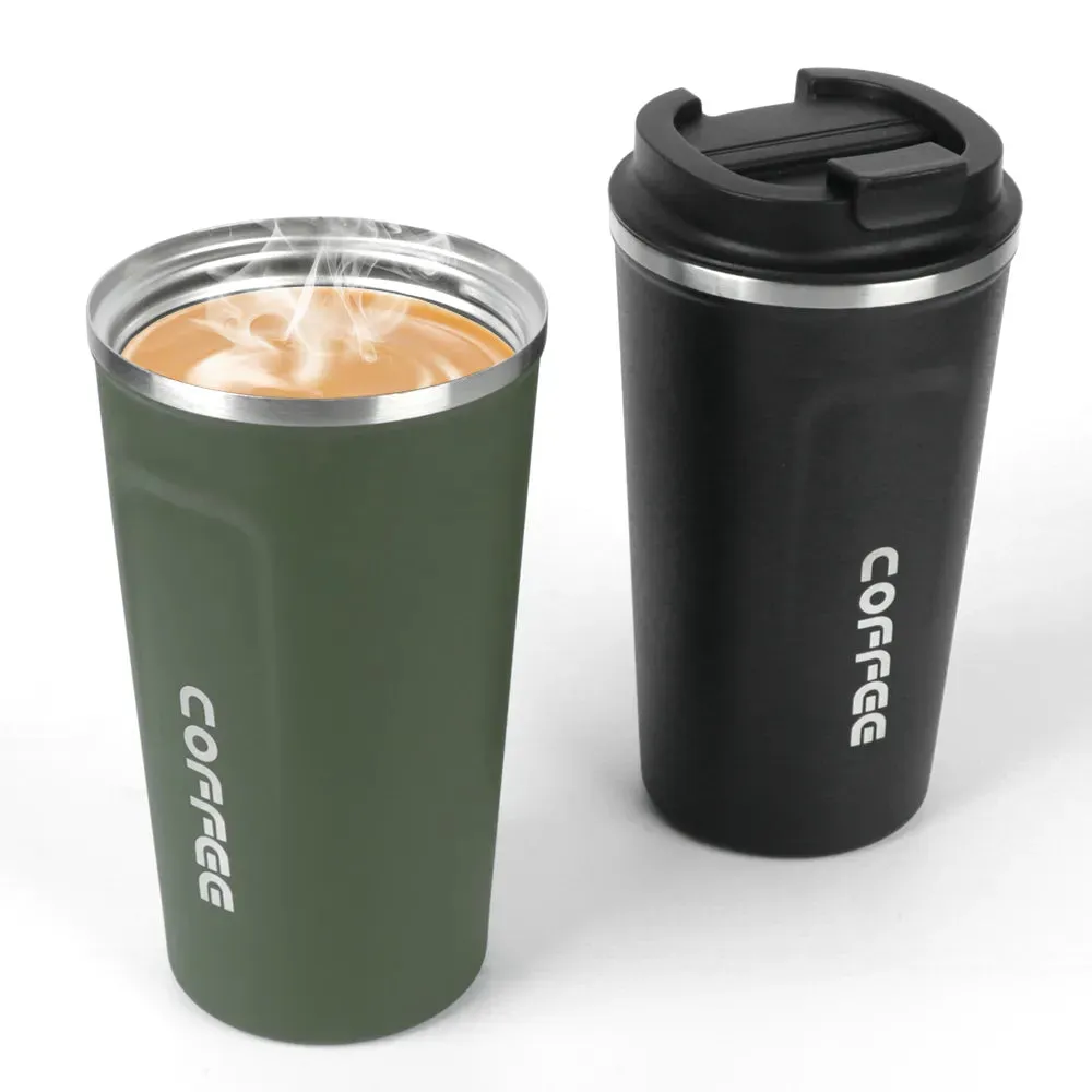 Insulated Thermo Mug Stainless Steel Leakproof Travel Mug Coffee Cup