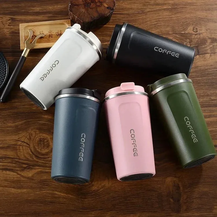 Insulated Thermo Mug Stainless Steel Leakproof Travel Mug Coffee Cup