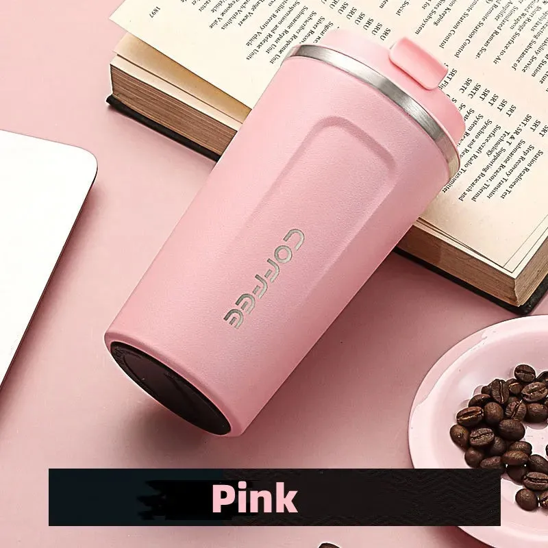 Insulated Thermo Mug Stainless Steel Leakproof Travel Mug Coffee Cup