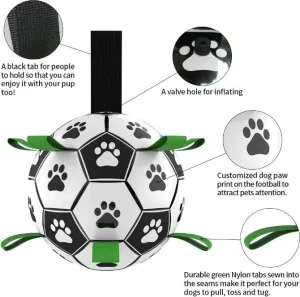 Interactive Pet Football Toy for Dogs - Durable, Engaging, and Fun