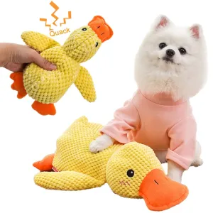 Interactive Quacking Duck Dog Toy - Durable Chew and Molar Toy for All Dog Sizes