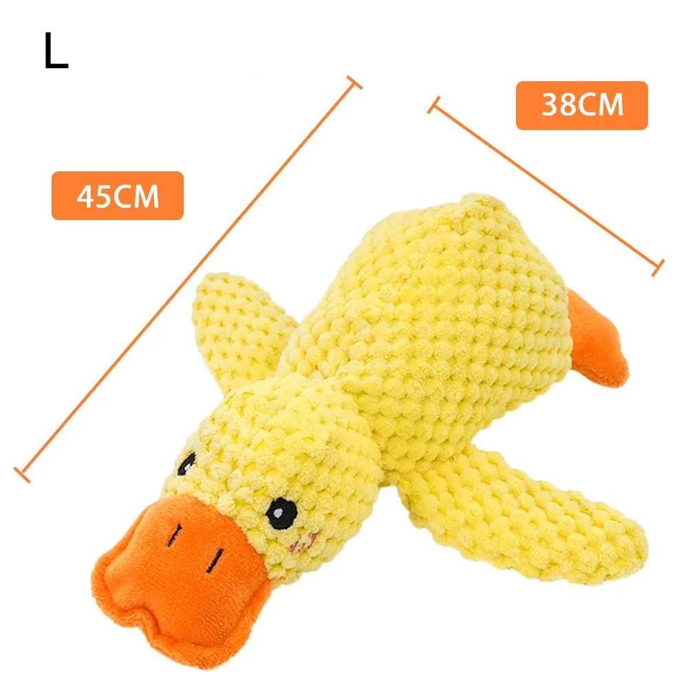 Interactive Quacking Duck Dog Toy - Durable Chew and Molar Toy for All Dog Sizes