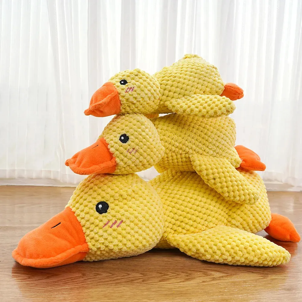 Interactive Quacking Duck Dog Toy - Durable Chew and Molar Toy for All Dog Sizes