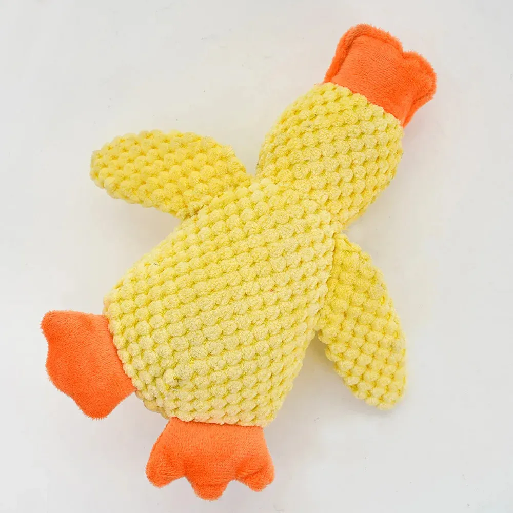 Interactive Quacking Duck Dog Toy - Durable Chew and Molar Toy for All Dog Sizes