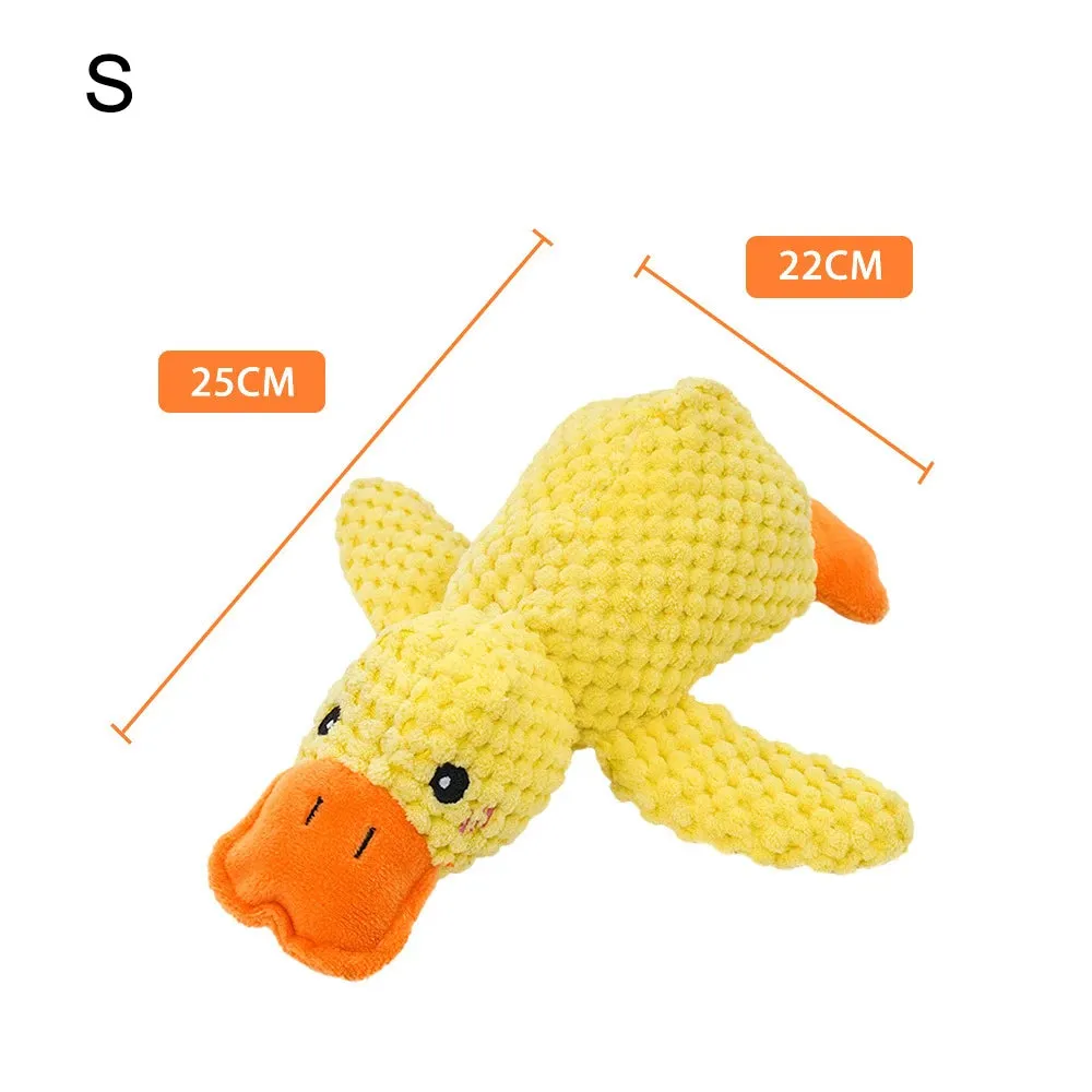 Interactive Quacking Duck Dog Toy - Durable Chew and Molar Toy for All Dog Sizes