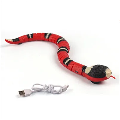 Interactive Smart Sensing Snake Cat Toy