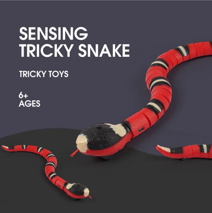 Interactive Smart Sensing Snake Cat Toy