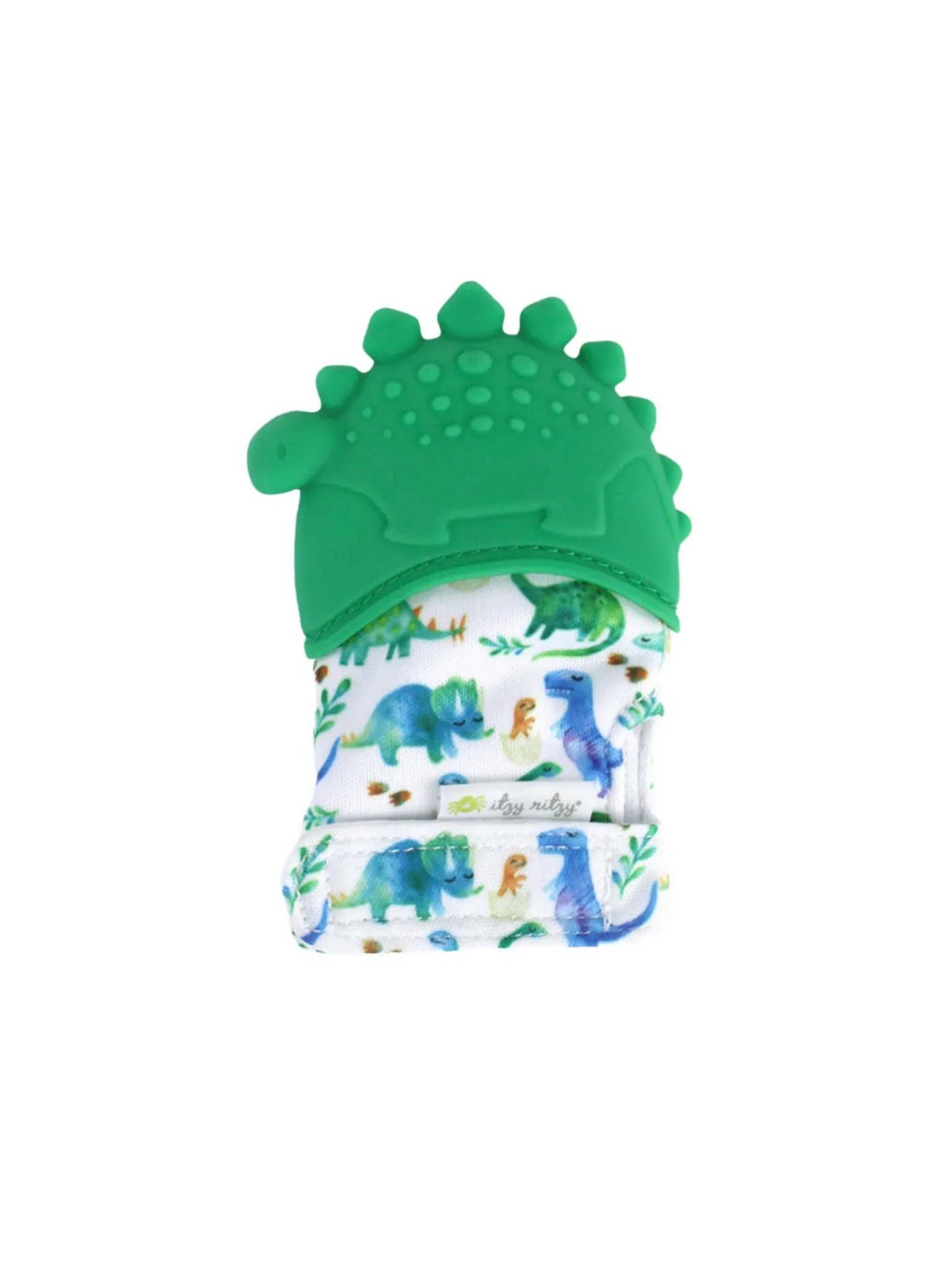 Itzy Mitt Silicone Teething Mitt - Dinosaur