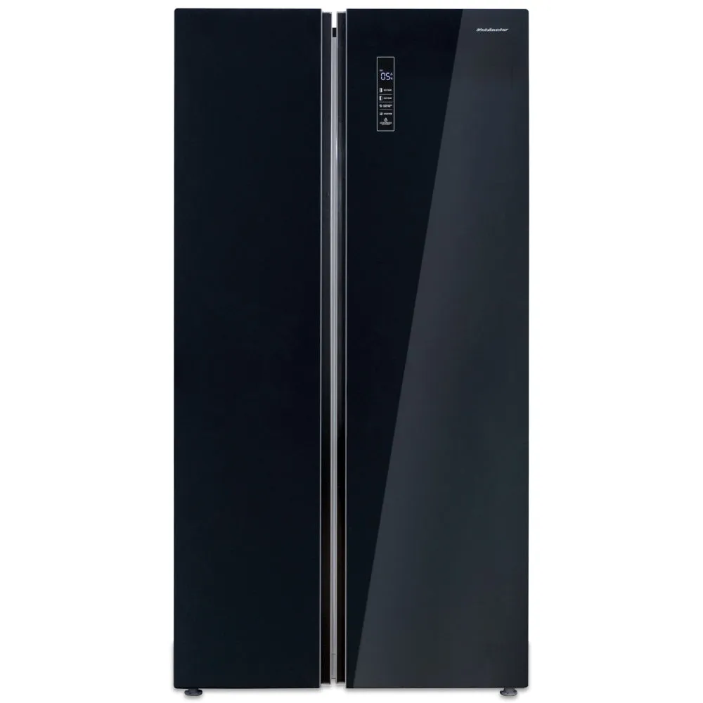 Kelvinator KRS-B600BKG 584 litres Side By Side Refrigerator, Black