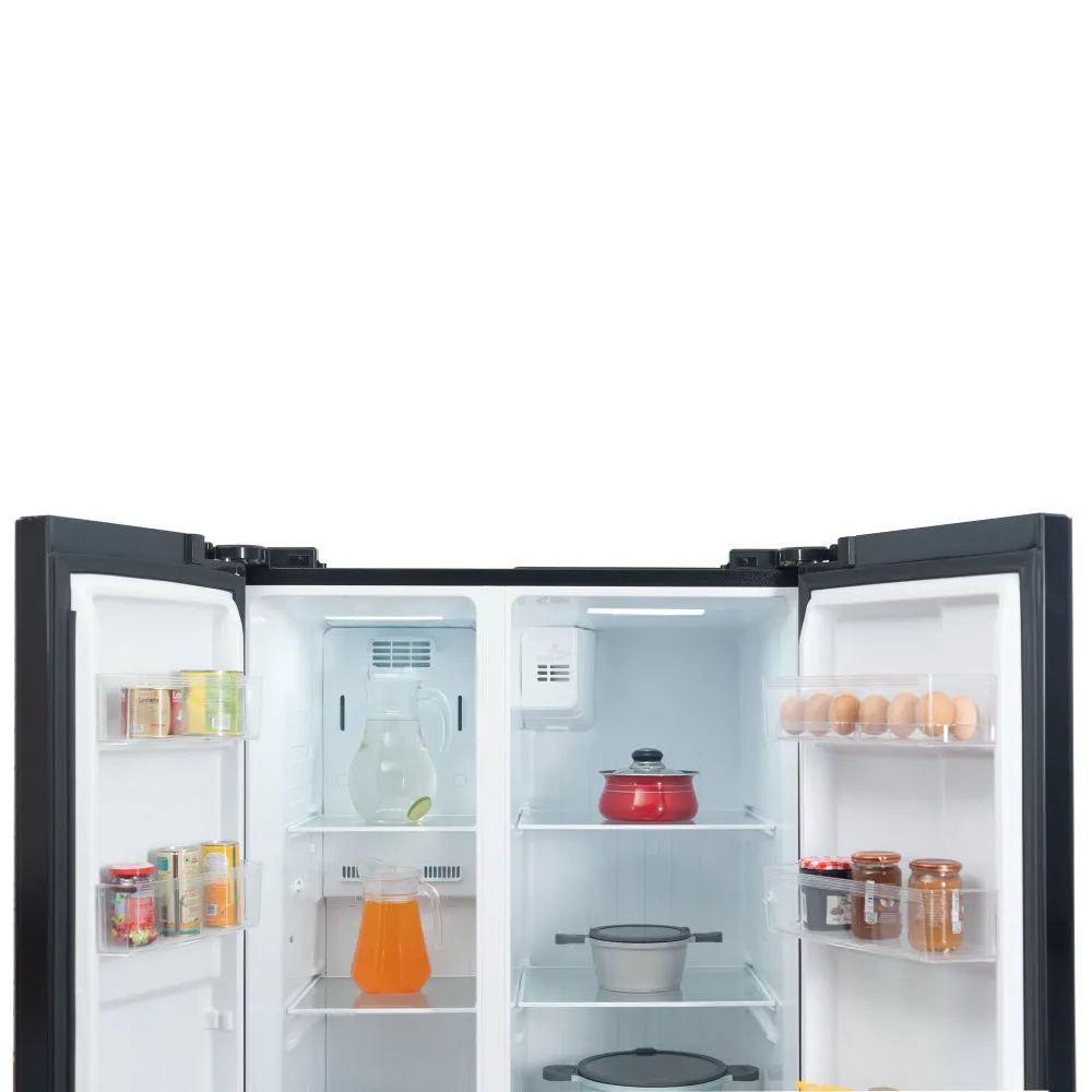 Kelvinator KRS-B600BKG 584 litres Side By Side Refrigerator, Black