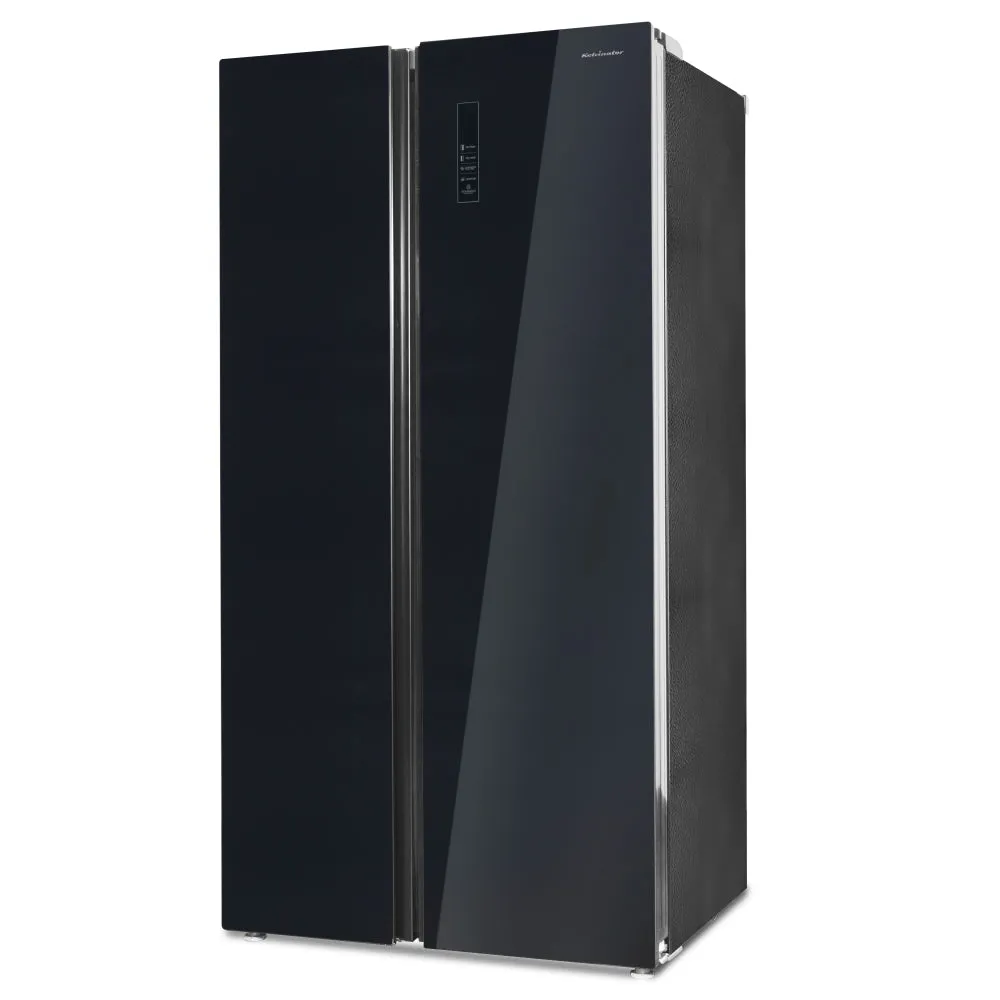 Kelvinator KRS-B600BKG 584 litres Side By Side Refrigerator, Black