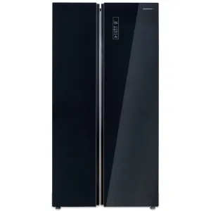 Kelvinator KRS-B600BKG 584 litres Side By Side Refrigerator, Black