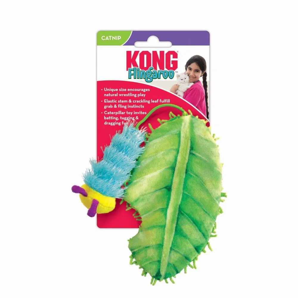 Kong Cat Toy Flingaroo Caterpillar