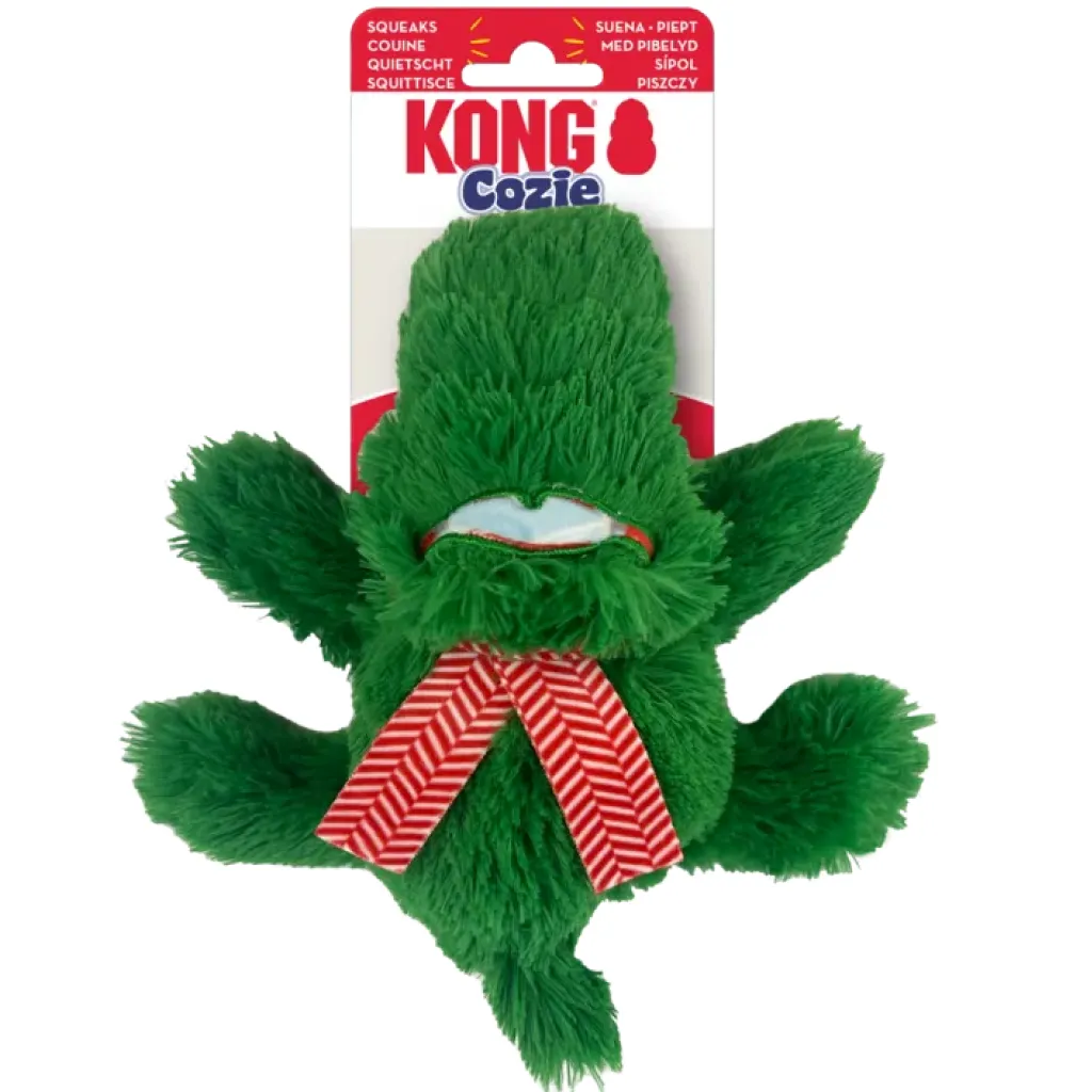 KONG Holiday Cozie Alligator Toy For Dog