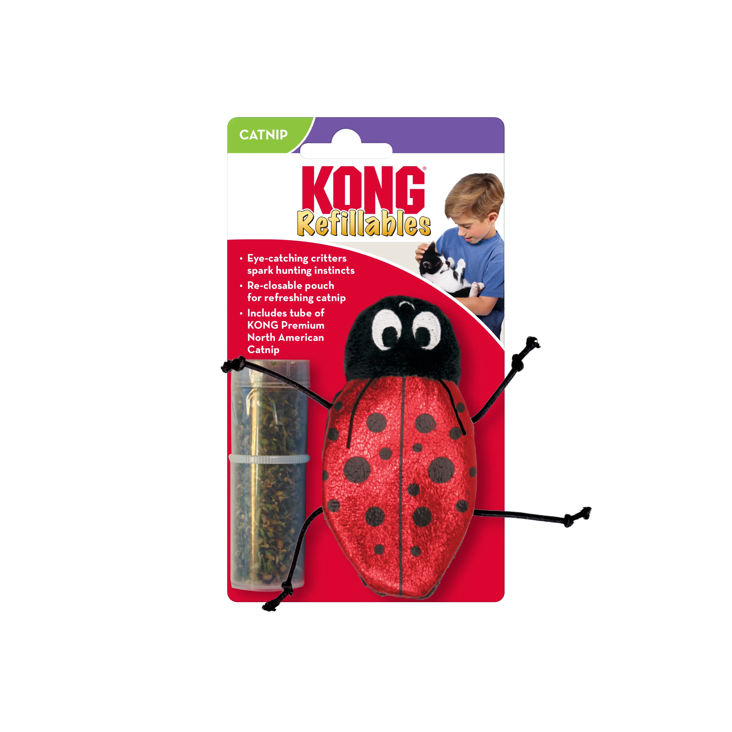 Kong - Refillables Ladybug Cat Toy