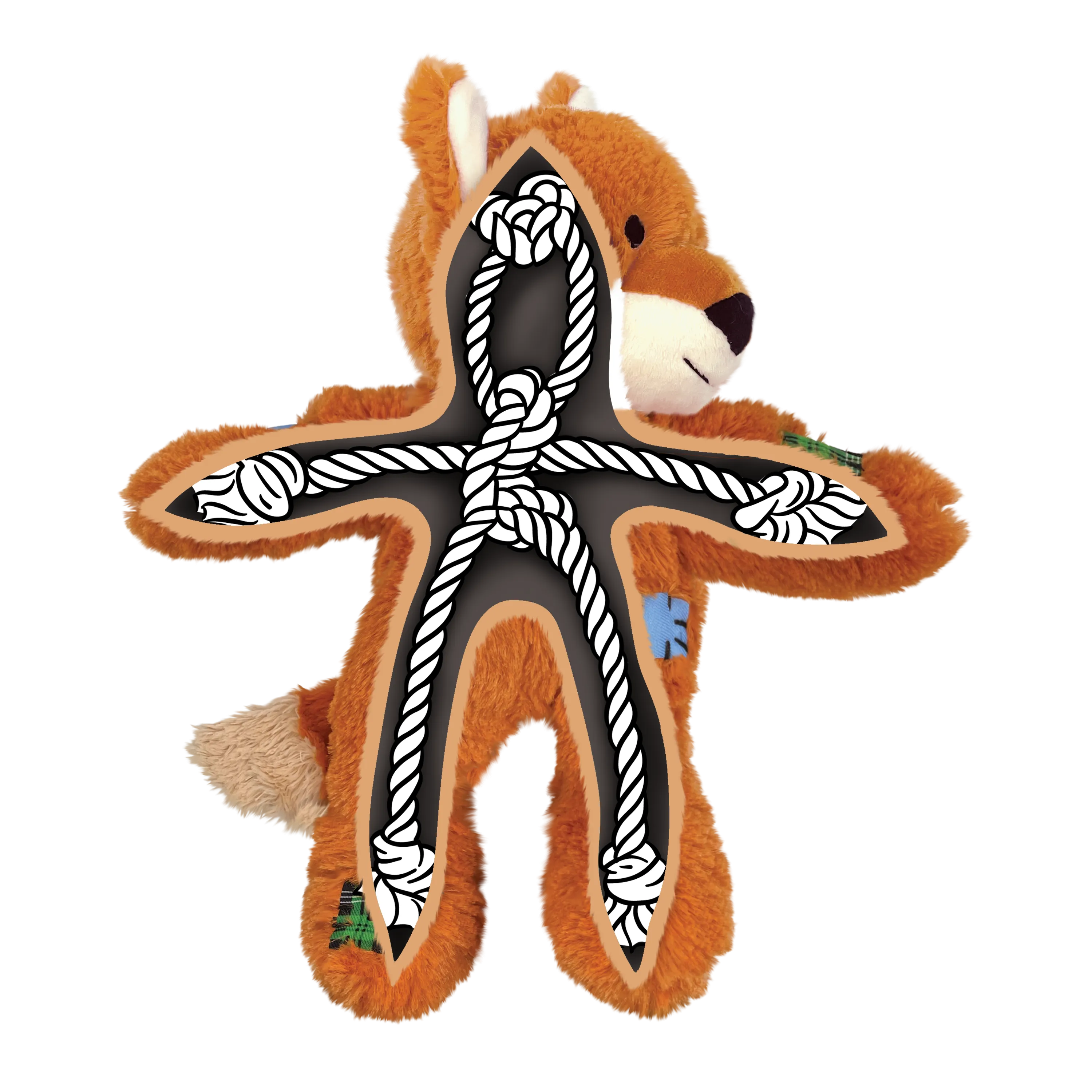 Kong Wild Knots Fox Toy For Dogs