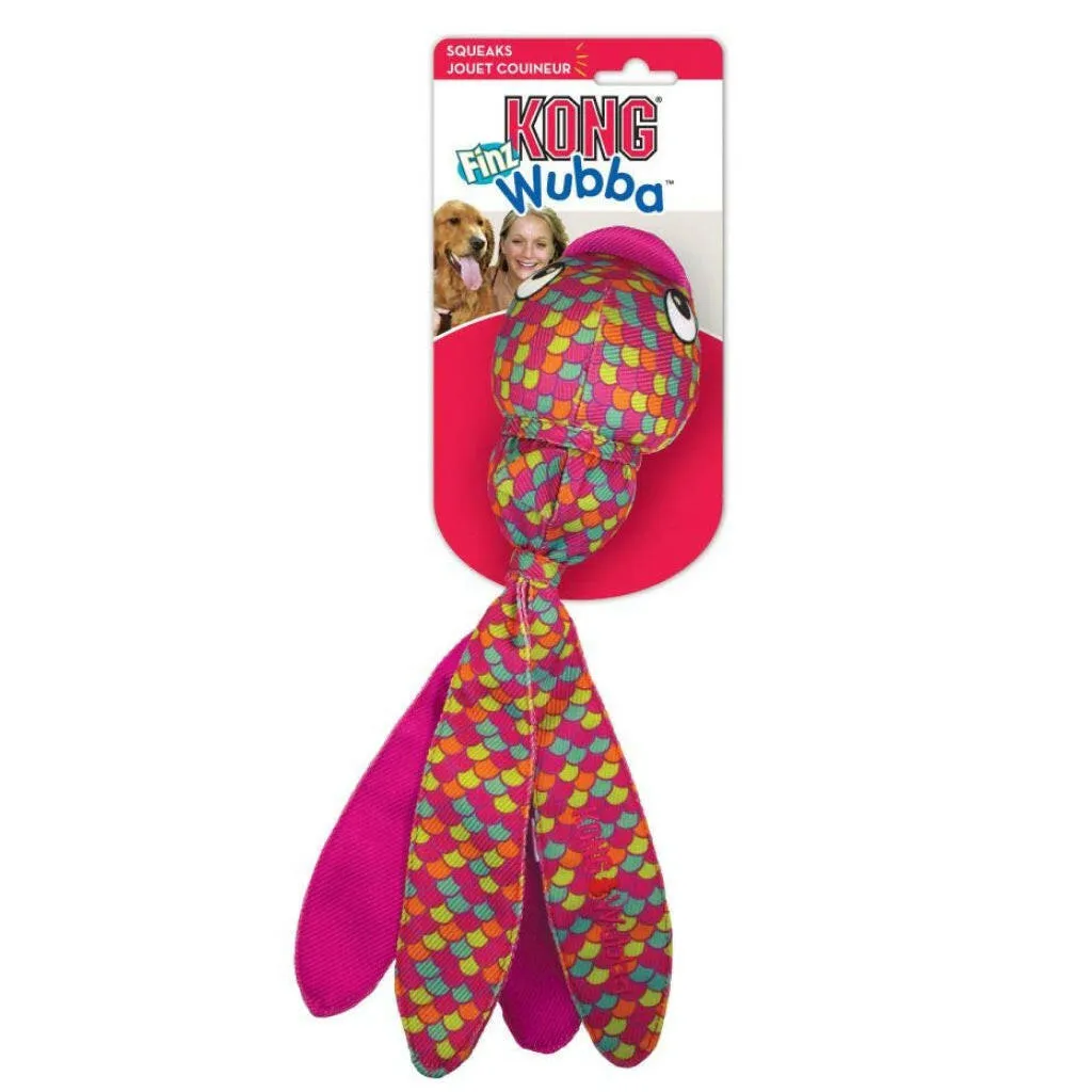 Kong Wubba Finz Pink Toy For Dogs