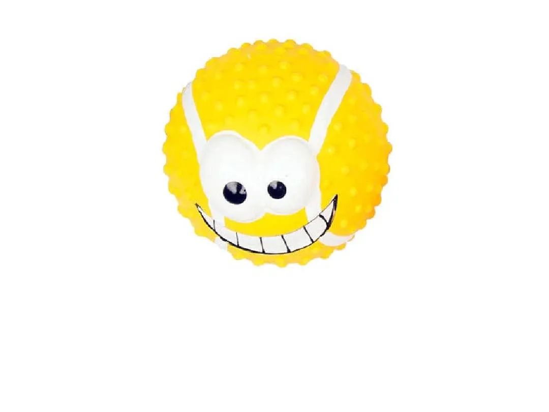 Latex Tennis Ball Smiley Mix 4cm mixed colors