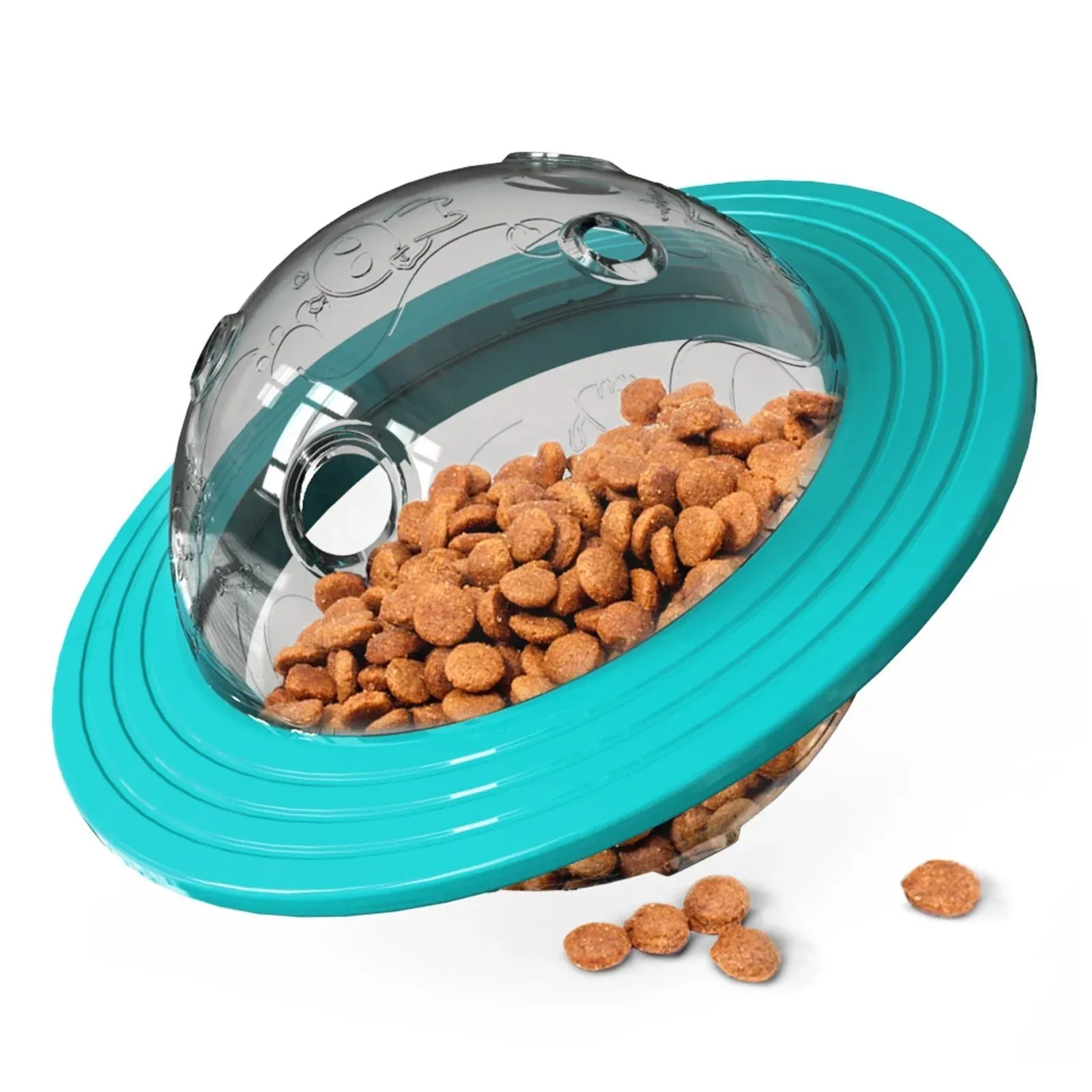 Leaking Slow Feeding Frisbee Food Dispensing Dog Pet Toys