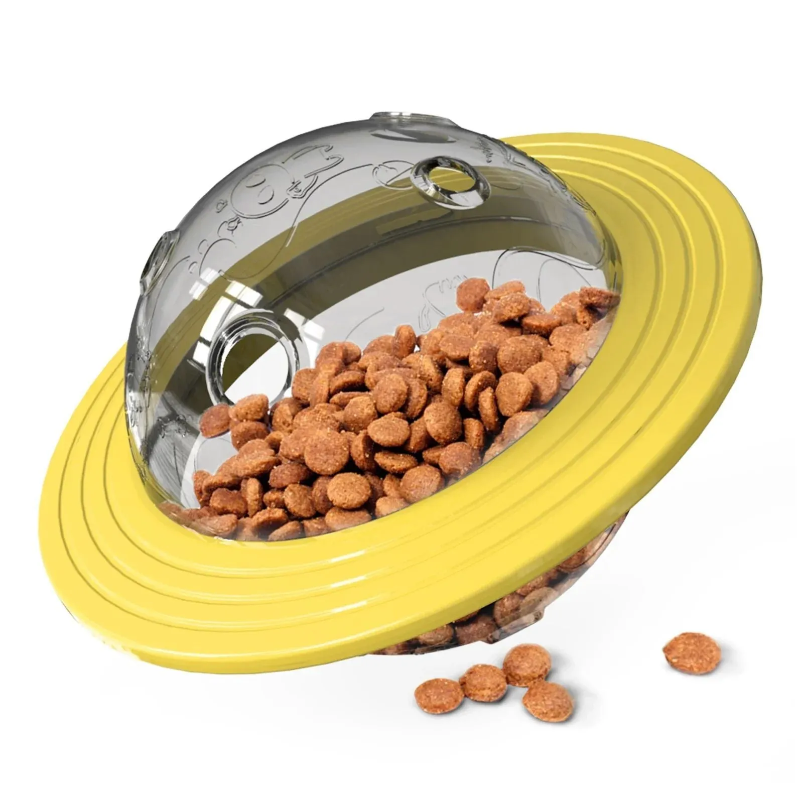 Leaking Slow Feeding Frisbee Food Dispensing Dog Pet Toys