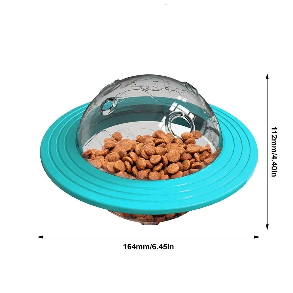 Leaking Slow Feeding Frisbee Food Dispensing Dog Pet Toys