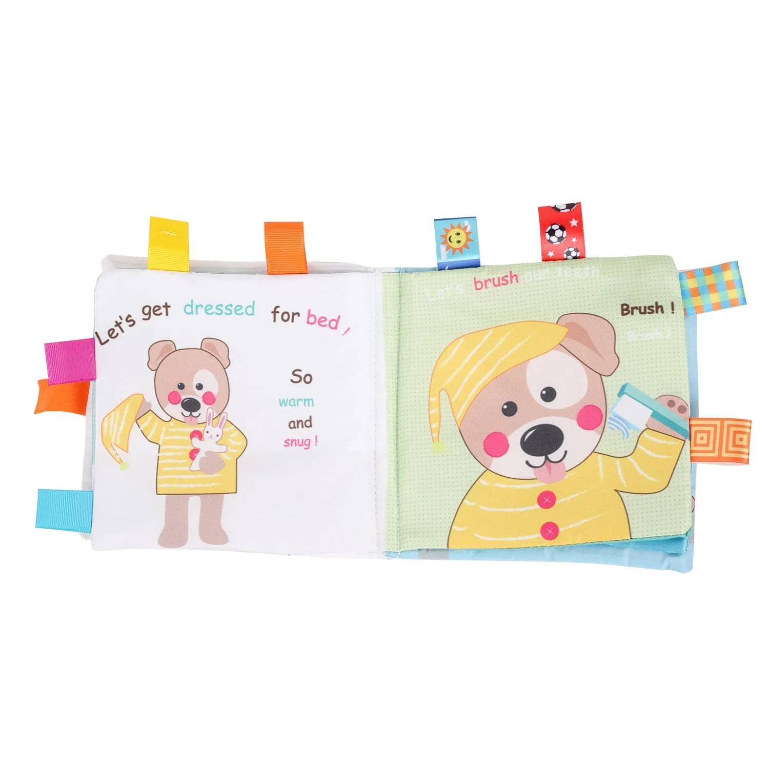 Learning with Puppy Multicolour Activity Cloth Book