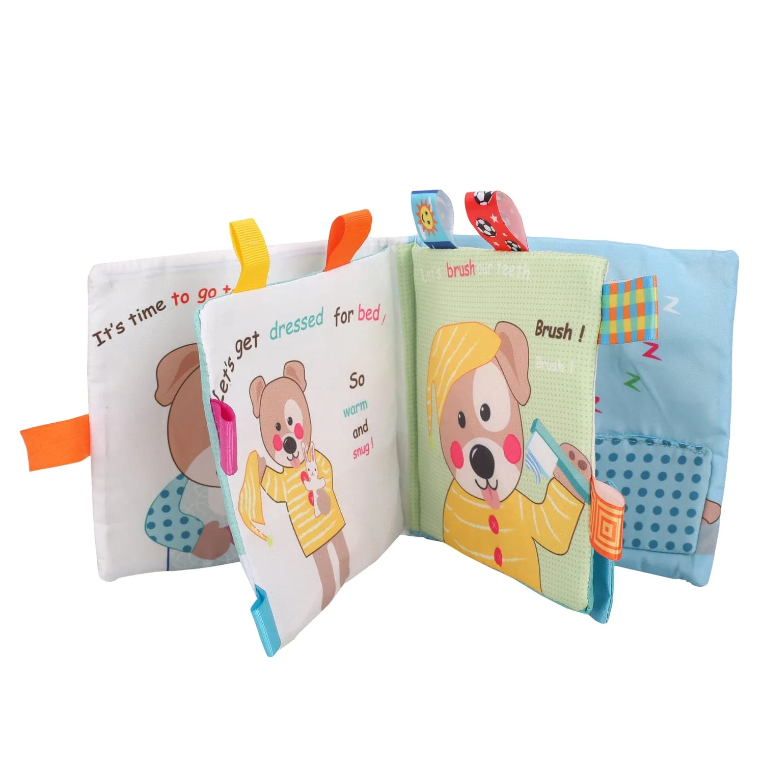 Learning with Puppy Multicolour Activity Cloth Book